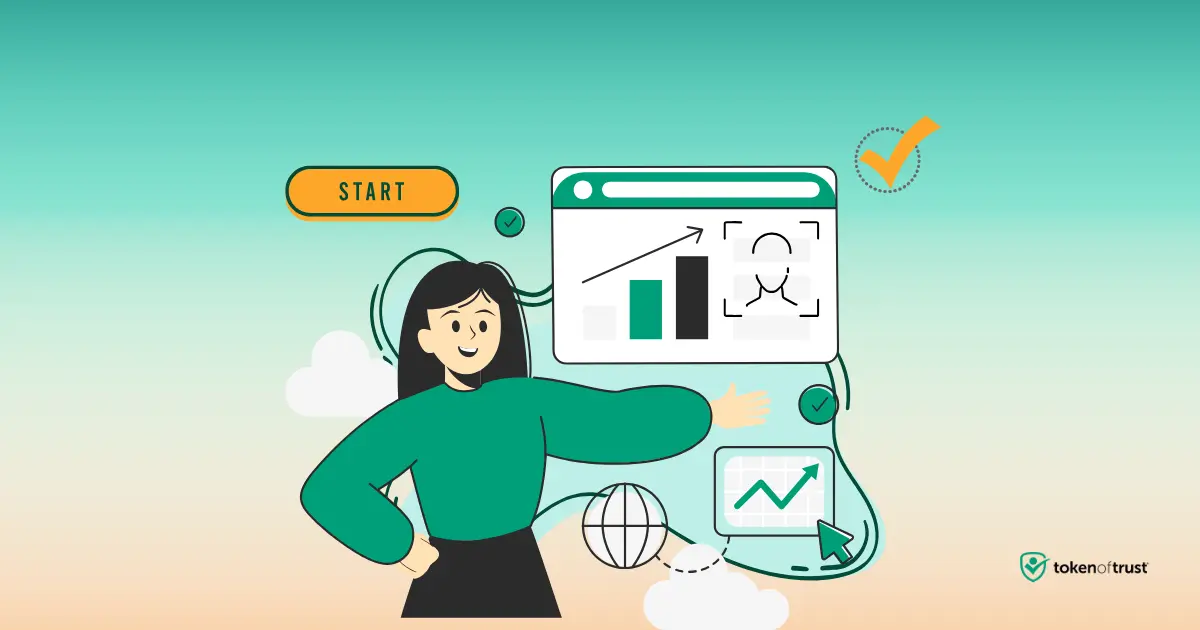 Image of a person getting started with identitiy verification